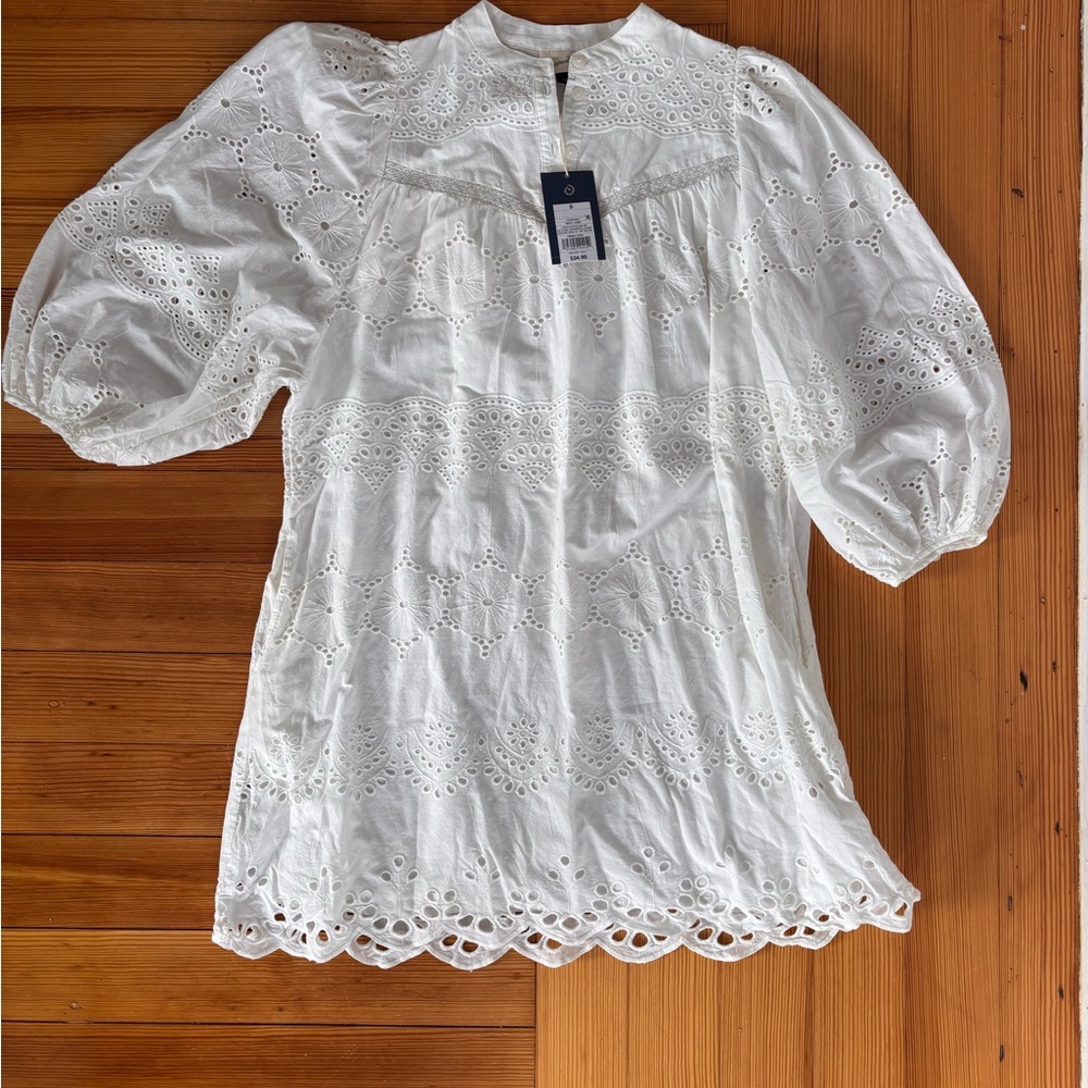 Universal Thread White Eyelet Mini Dress